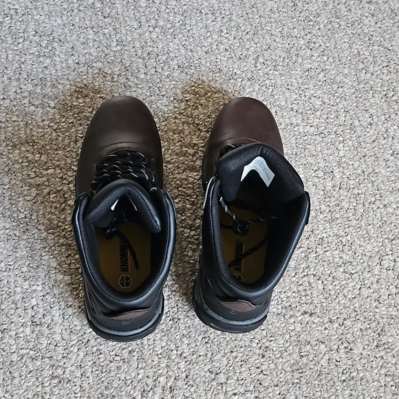 NWOB Khombu Faux Leather Top Tactical Boots.
